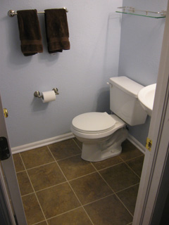 Fully remodeled bathroom
