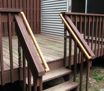 Custom designed handrails